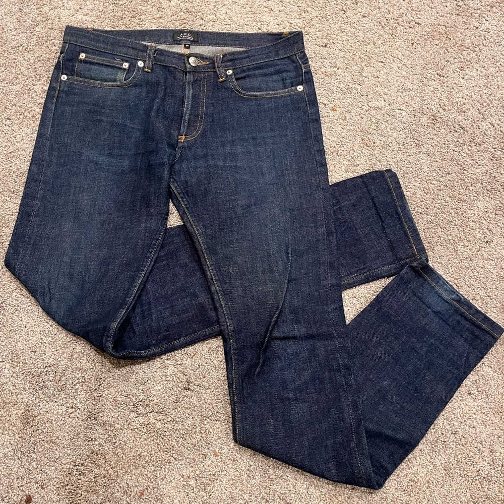 A.P.C. Dark Indigo Slim Jeans